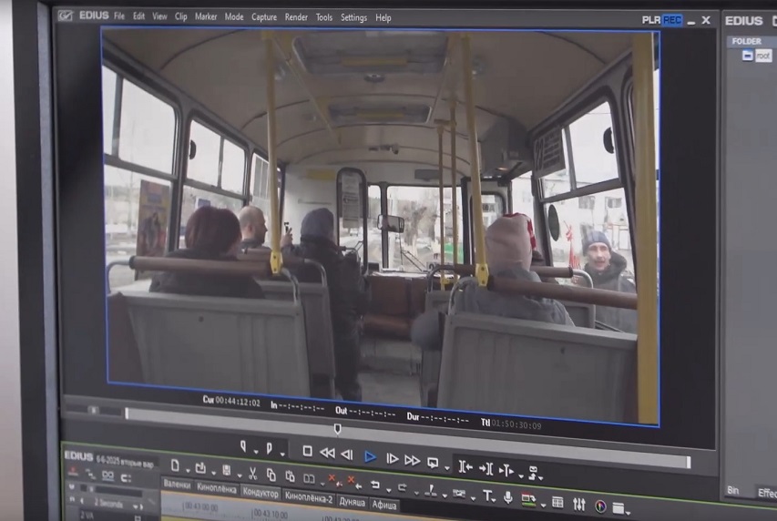 На съемках фильма «Уносимые временем». Фото предоставлено создателями