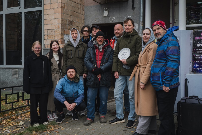 На съемках фильма «Убийство зеленого огурца». Фото предоставлено создателями