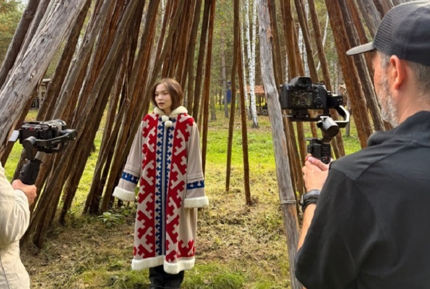 На съемках фильма «Север нам к лицу». Фото предоставлено создателями