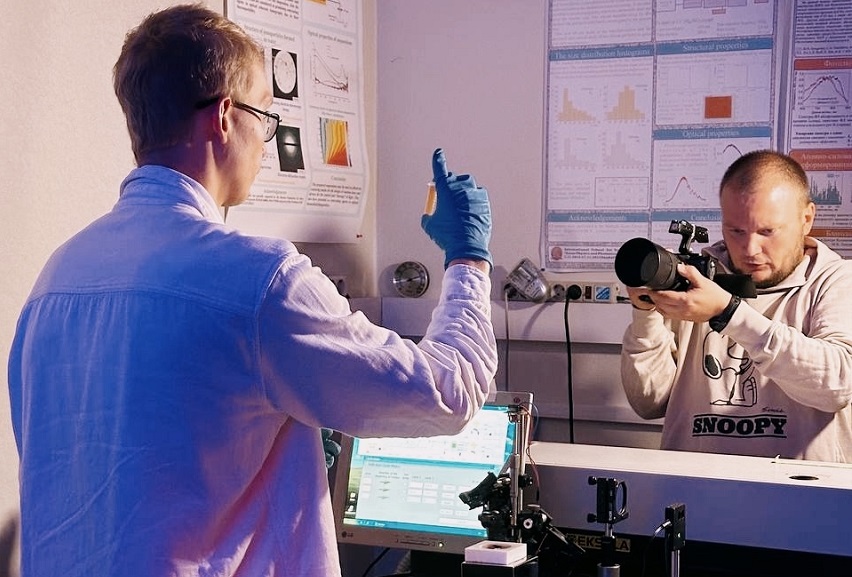 На съемках фильма «Что может Силика». Фото предоставлено создателями