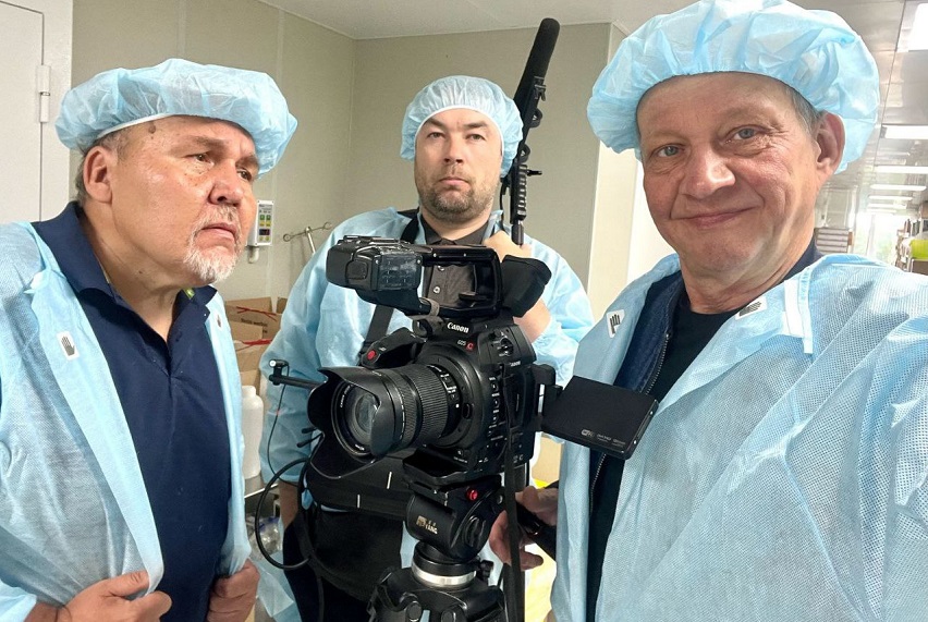 На съемках фильма «Медсестры». Фото предоставлено создателями