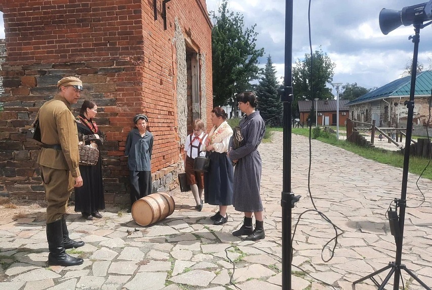 На съемках фильма «Карусельщик». Фото предоставлено создателями